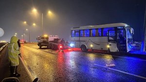 Manisa'da zincirleme kaza: 10 kişi yaralandı 