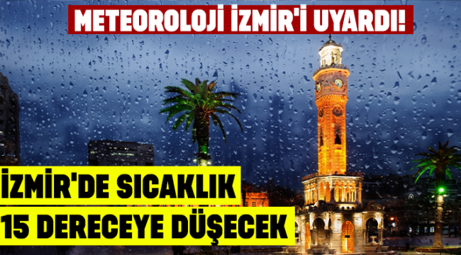Meteoroloji İzmir'i uyardı!