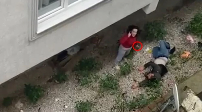 Sevgilisini balkondan iten kadın: Dengesini kaybetti