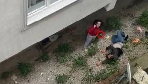 Sevgilisini balkondan iten kadın: Dengesini kaybetti