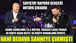 Tarkan'ın İzmir'e maliyeti Sayıştay raporuyla ortaya çıktı