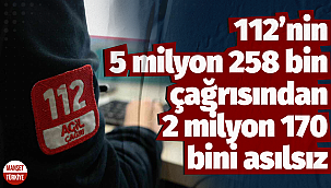 112'ye gelen asılsız ihbarlarda söylenenler hayret ettirdi