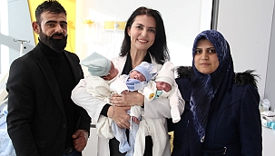 12 yıllık bebek özleminin ardından tüp bebekle üçüz sahibi oldular