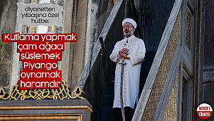 2023'ün son cuma hutbesinde yılbaşı vurgusu: Çam ağacı süslemek haramdır