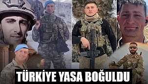 6 askerimiz şehir! Türkiye ağlıyor