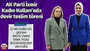 AK Parti İzmir Kadın Kolları'nda devir teslim töreni