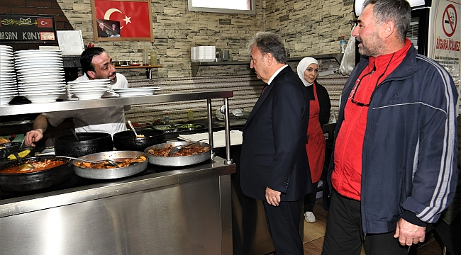 Başkan İduğ, Pınarbaşı'nda incelemelerde bulundu