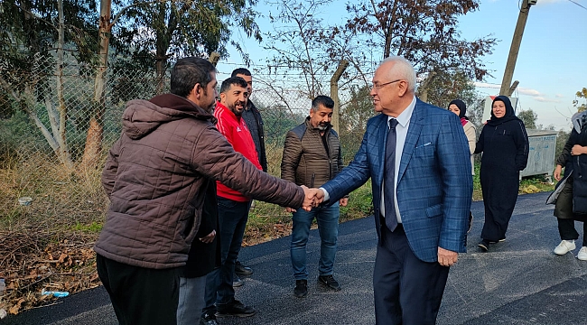 Başkan Selvitopu, Limontepe Mahallesi'nde incelemelerde bulundu