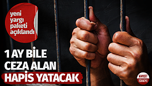 Bir ay ceza alan bile cezaevine girecek! Adalet Bakanı detayları açıkladı