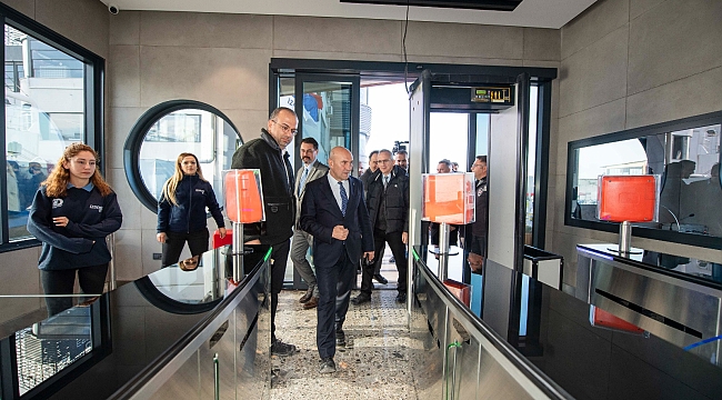 Bostanlı İskelesi yenilenen yüzüyle İzmirlilerin hizmetine açıldı