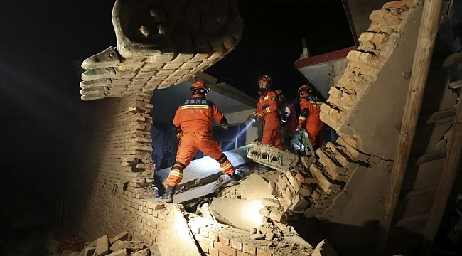 Çin'de 6,2 büyüklüğünde deprem: 118 kişi hayatını kaybetti