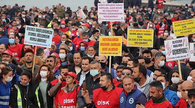 DİSK, İzmir'de asgari ücret için meydana çıkıyor