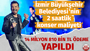 İzmir Büyükşehir Belediyesi 2 saatlik konsere 15 milyon ödedi!