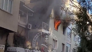 İzmir'de dehşet! İki kişi alevler arasında kaldı