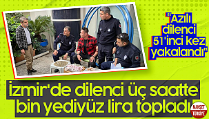 İzmir'de dilenci 3 saatte bin 700 lira topladı