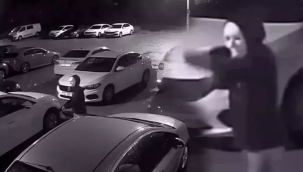 İzmir'de maskeli kadın böyle ateş açtı