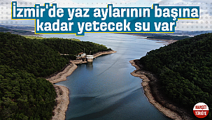 İzmir'in içme suyunu karşılayan baraja son yağışlar 37 günlük su getirdi