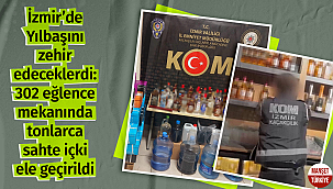 İzmir polisinden yılbaşı öncesi kaçak ve sahte alkol kaçakçılarına büyük baskın