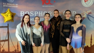 İzmirli Deniz buz pateninde altın madalya kazandı