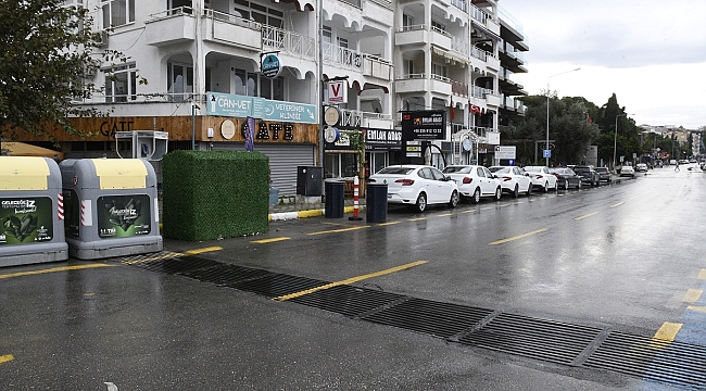 Kuşadası'nın yağışa teslim olduğu günler tarih oldu