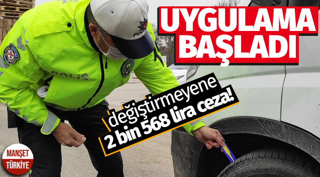 Zorunlu kış lastiği uygulaması bugün başladı