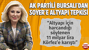 AK Partili Bursa'lıdan Soyer'e altyapı tepkisi!