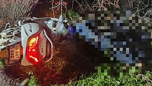 Belediye çalışanı motosiklet kazasında can verdi