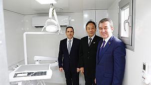 Bergama gezici ağız ve diş sağlığı aracı hizmete girdi