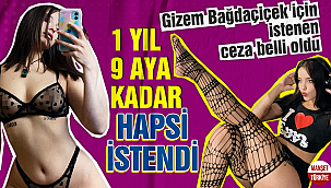 Gizem Bağdaçiçek için istenen ceza belli oldu!