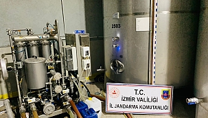 İzmir'de 6 bin litre kaçak etil alkol ele geçirildi