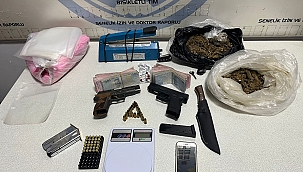 Kadına şiddet ihbarından uyuşturucu ticareti çıktı