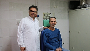 Kanser hastası lazer ameliyatıyla ikinci gün taburcu oldu