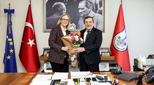 AK Parti Konak Adayı Çankırı'dan mevcut Başkan Batur'a ziyaret