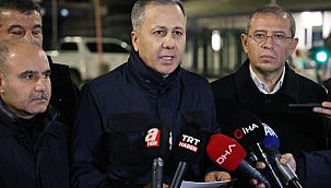 Bakan Yerlikaya "Kayan kütlenin hacmi 10 milyon metreküp"