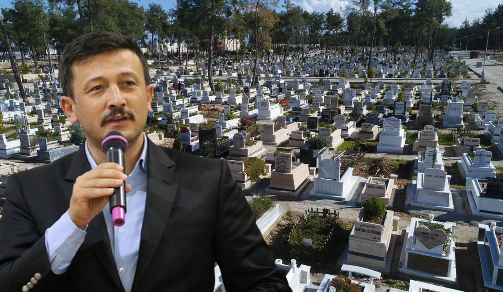 Başkan adayı Hamza Dağ, mezarlık alanı müjdesini duyurdu 