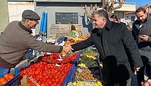 Başkan Sadık Doğruer'den esnaf ziyareti 
