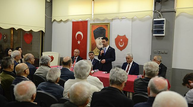 Bayraklı Adayı İrfan Önal, emekli astsubaylarla buluştu 