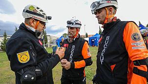 Buca Belediyesi Arama Kurtarma Birimi ikinci yıldızını aldı