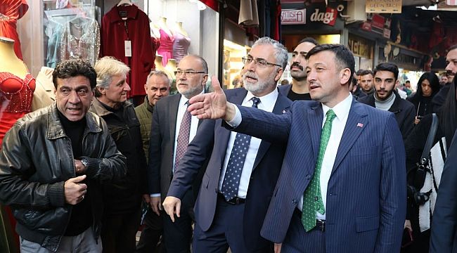 Bakan Işıkhan ve Hamza Dağ'dan Kemeraltı Çarşısı'na ziyaret