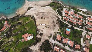 Çeşme Ayayorgi Koyu'nda kaçak inşaat