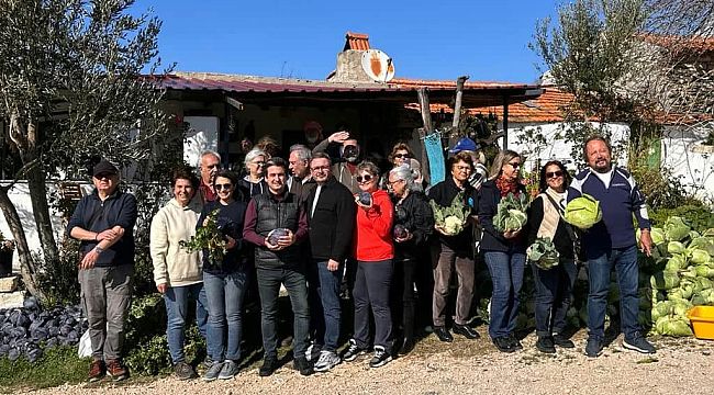 Çeşme'de "Topluluk Destekli Tarım" projesi hayata geçti