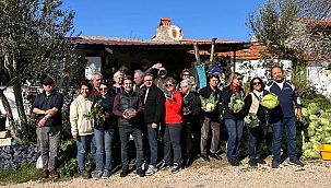 Çeşme'de "Topluluk Destekli Tarım" projesi hayata geçti