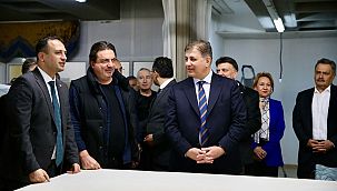 CHP Büyükşehir adayı Tugay'dan MTK yönetim kuruluna ziyaret