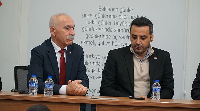 CHP Çiğli Adayı Yıldız önce işçilerle sonra temsilcileriyle buluştu 