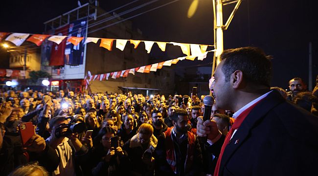 CHP Çiğli Belediye Başkan Adayı Yıldız'dan miting gibi buluşma 