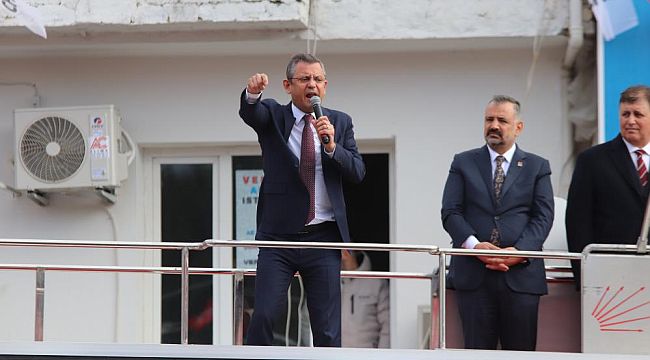 CHP Genel Başkanı Özgür Özel, Kınık'ta vatandaşlara seslendi