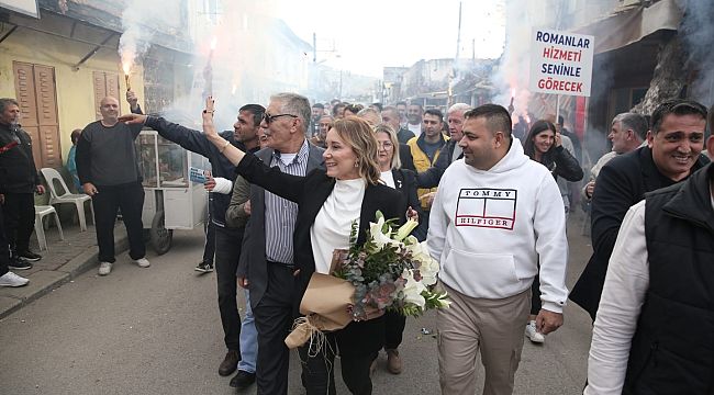 CHP Konak adayı Mutlu hemşehri dernekleri ve Romanlarla buluştu