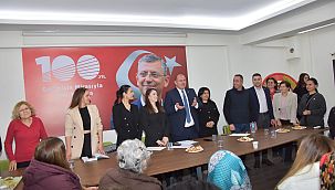 CHP Menderes Adayı Çiçek'e kadınlardan tam destek 