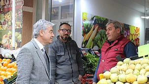 Esnaf ve muhtarlara projelerini anlattı