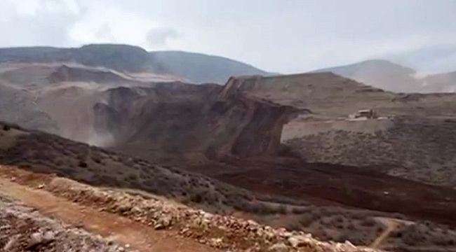 Erzincan'da maden sahasında toprak kayması: 9 kişi toprak altında kaldı